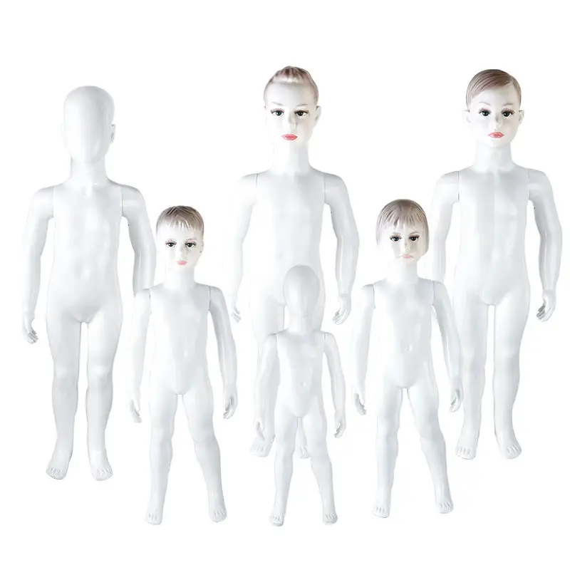XINJI Bianco di Modo Mannequin Corpo Pieno Make Up Kids Utilizzato Manichini Per La Vendita