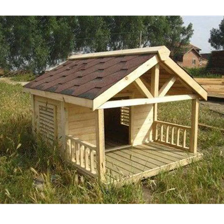 Customized Popular Modern Solid Wood Pet Dog House Doghouse