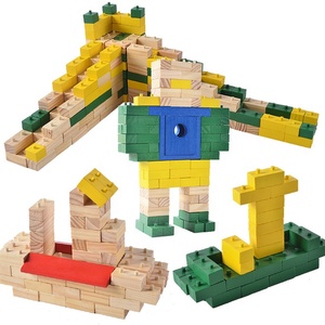 DIY 3D Holzkonstruktion Modellbau Baukasten Bausteine Konstruktionsspielzeug - Product Image 2