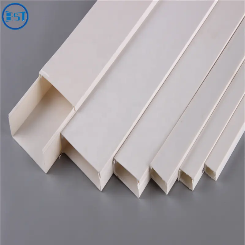 China plastic pvc wiring channel for electrical cable