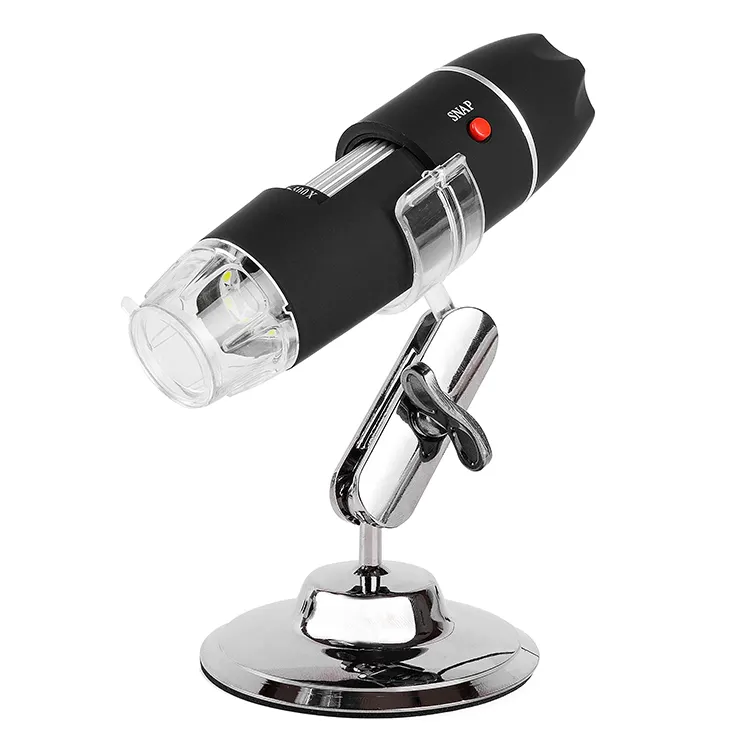 50X-500X zoom 18mm USB 8 LED electron Biologico industriale digitale usb microscopio elettronico di scansione