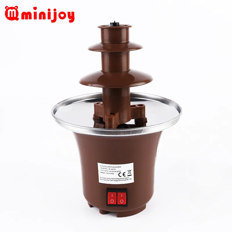 Desain Baru Air Mancur Fondue Pot Coklat Panas Elektrik Mini