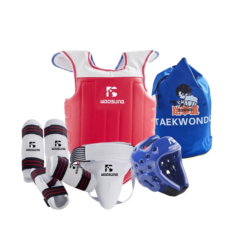 Taekwondo protector protectores engranajes/entrenamiento de las artes marciales de equipos