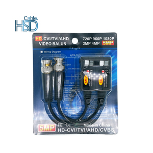 Ethernet Conector to <strong>Bnc</strong> 5MP Powered Security <strong>Camera</strong> Passive 50 Ohm Video Balun Transceiver <strong>with</strong> Power 4K Monitor - Product Image 6