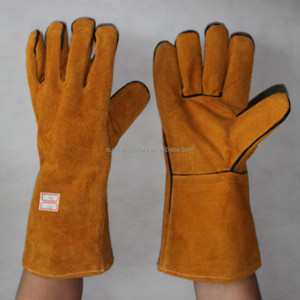 Suncend厂家直销供应分体式皮革焊接安全手套焊接机手臂保护<span class=keywords><strong>PPE</strong></span>