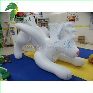 Hongyi Cartoon Type White Flying Inflatable Wolf、Inflatable Husky Wolf Toys