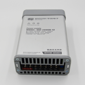 HXF-200GB-12新型IP62户外防雨DC发光二极管电源12VDC 16.7a 200瓦独立散热级发光二极管驱动器