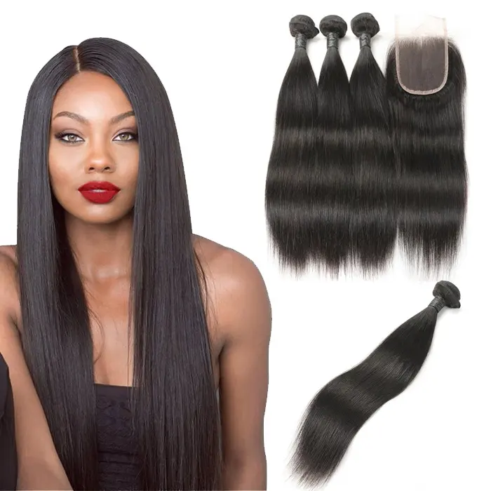 Free shipping straight wave 4x4 6x6 7x7 big lace closure, human hair lace frontal wig with baby hair