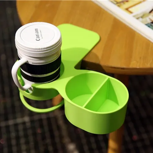 재미 컵 홀더 클립 휴대용 무거운 의무 클립 테이블 컵 홀더 슈퍼 강한 클램프