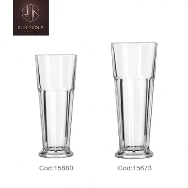 Eleganza Vendita Calda Soffiato A Mano Senza Piombo Acqua Potabile Highball Glass Per Il Ristorante/Hotel