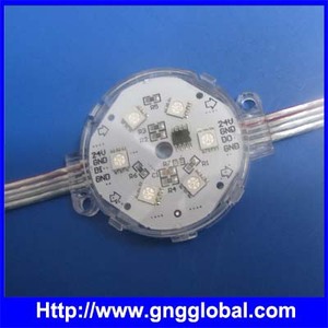 6 шт. SMD5050 DMX или IIC управление RGB светодиодный модуль умный пиксель RGB свет - Product Image 1