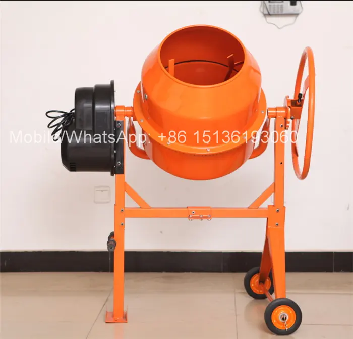 Portable small electric motor concrete mixer machine for sale price