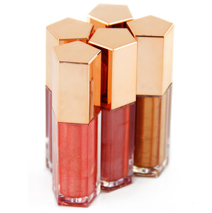 OEM Mineral Lip gloss Tube mit Haar dampfer 5g <span class=keywords><strong>Net</strong></span> WT Pinsels pitze Langlebige flüssige Formel Bulk Supply ODM