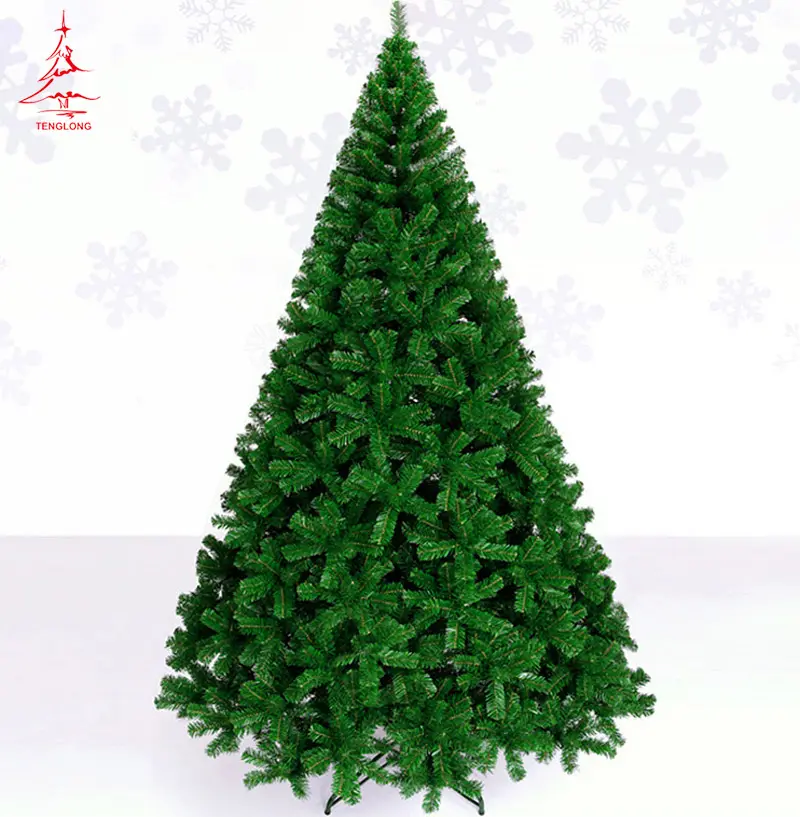 Pohon Natal Buatan PVC Raksasa Luar Ruangan Besar 3M 6M 12M 5 Meter
