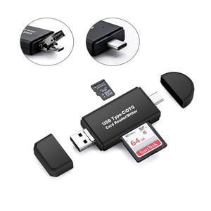 SD-Kartenleser USB C-Kartenleser 3-in-1-USB2.0 TF/Mirco SD-Smart-Speicher kartenleser Typ C OTG-Flash-Laufwerk-Kartenleser adapter - Product Image 4