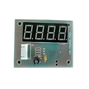 Benutzer definiertes 7-Segment-LED-Nummern Anzeige modul mit Treiber platinen LED-Digital zeichen - Product Image 2