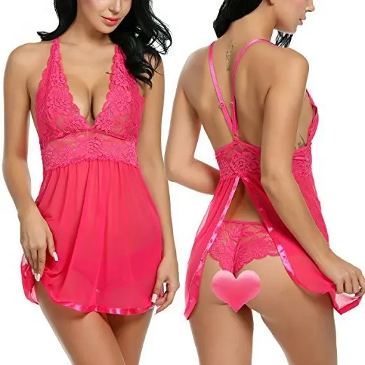 Vestito da Notte calda di immagine/Sexy Trasparente nighty per Luna di Miele