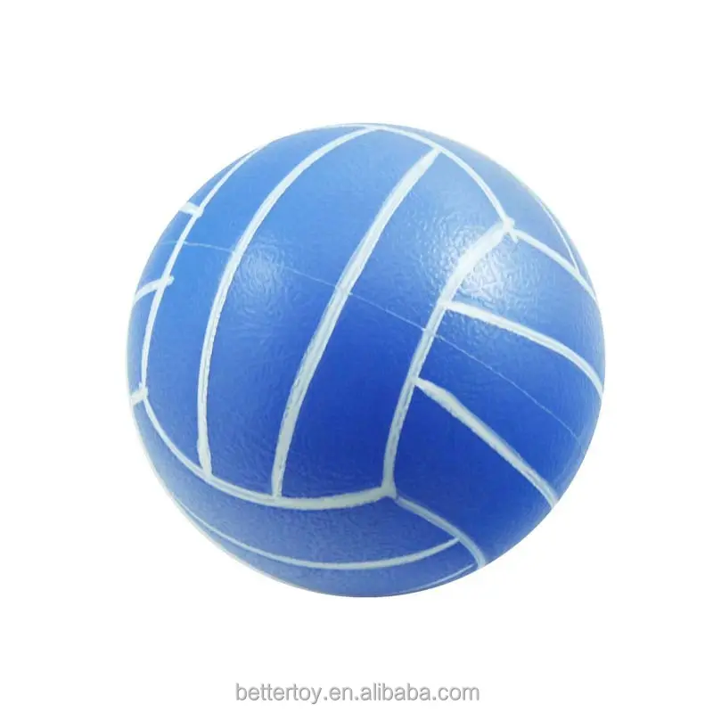 6 Zoll Logo gedruckt aufblasbare Sprungkraft billig bunte PVC-Volleyball