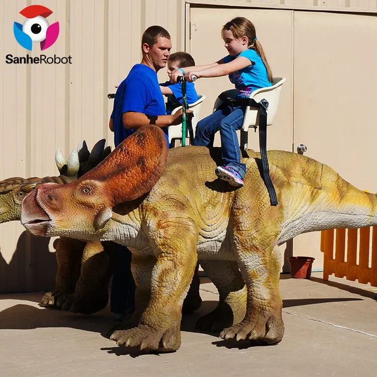 Divertido simulador Animatronic Walking Dinosaur, paseos en venta