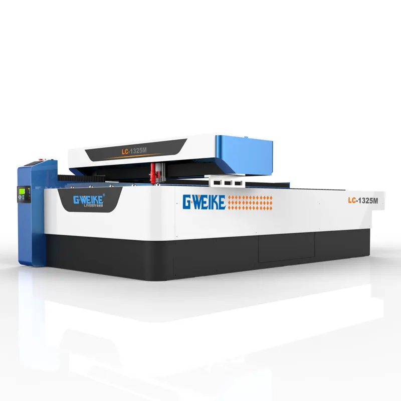 Low cost dual-use laser cutting machine for nonmetal and metal