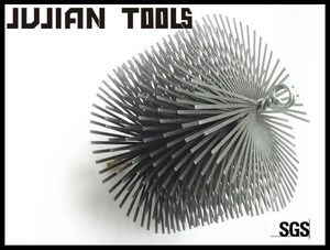 <strong>6</strong> Inch Chimney Cleaning Brush <strong>Kit</strong> Chimney Wire Brush Double Stem Hand As Pictures Knotted Wire Galvanized Wire
