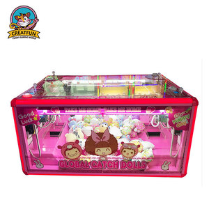 4 玩家街机投币式大毛绒玩具起重机爪机出售 - Product Image 4