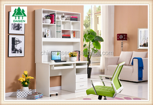 Коммерческий декоративный полезный компьютерный стол с книжной полкой - Product Image 4