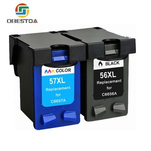 C6656a için Uyumlu toner Kartuşu hp 56 57 hp56 Mürekkep hp için kartuş Deskjet 450 F4180 450cbi 450ci 450wbt F4140 5150 5550 - Product Image 1