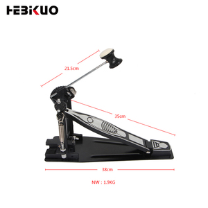 เครื่องดนตรีฮาร์ดแวร์/กลองเหยียบเบสกลองเหยียบผลิตภัณฑ์ใหม่ G610 HEBIKUO