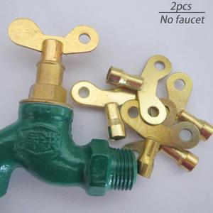 2PCS מפתח לדמם חור אינסטלציה ברז מיוחד מנעול כיכר שקע פליז רדיאטור