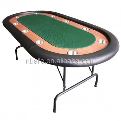 84 дюймовый Роскошный складной покерный стол со складной стальной ножкой