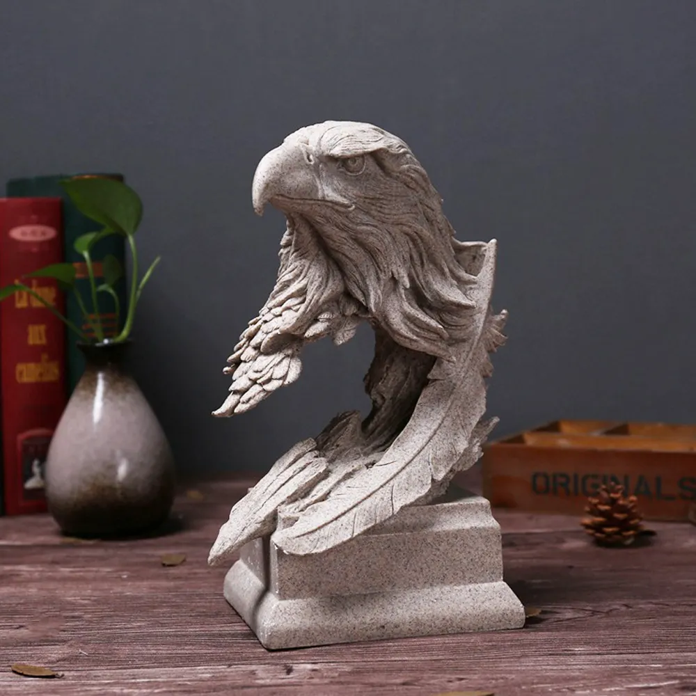 Hawk Sculpture,Hawk Figurine, Art Hawk