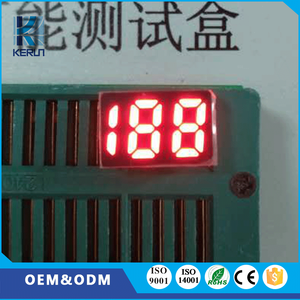 Anodo comune bianco 0.36 pollici 10 pin 3 cifre 7 segmenti led orologio display digitale per uso interno - Product Image 3