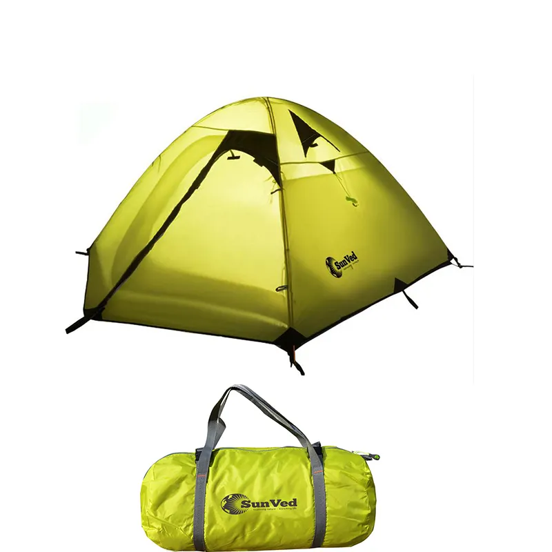 LUZ ultra 4 personas al aire libre camping impermeable carpa plegable