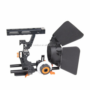 ソニーA7/<span class=keywords><strong>A7II</strong></span>/A7s/A7r/A7RiiパナソニックGH4用マットボックスキット付きRDポータブルデジタル一眼レフカメラリグケージ