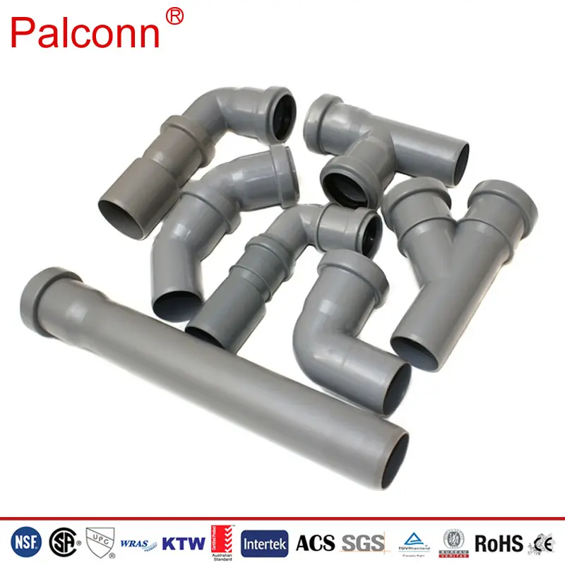 PVC pipe fitting UPVC pipe for drainage 4.5 inch pvc pipe