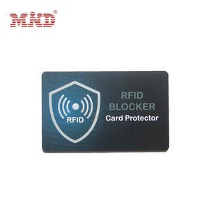 PVC智能卡保护器Rfid阻挡卡防撇脂NFC阻隔器