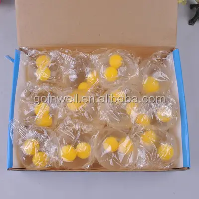 Çift sarı yumurta TPR Smash spor su topu, uyarısı yapışkan su topu