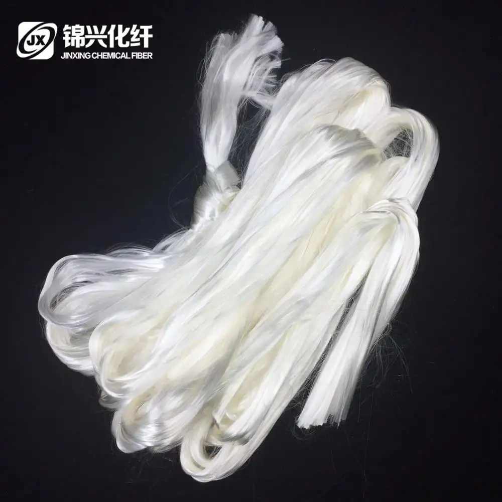 Nylon 6 fibra de hormigón de 9-10mm de alta tenacidad abrasivo resistencia