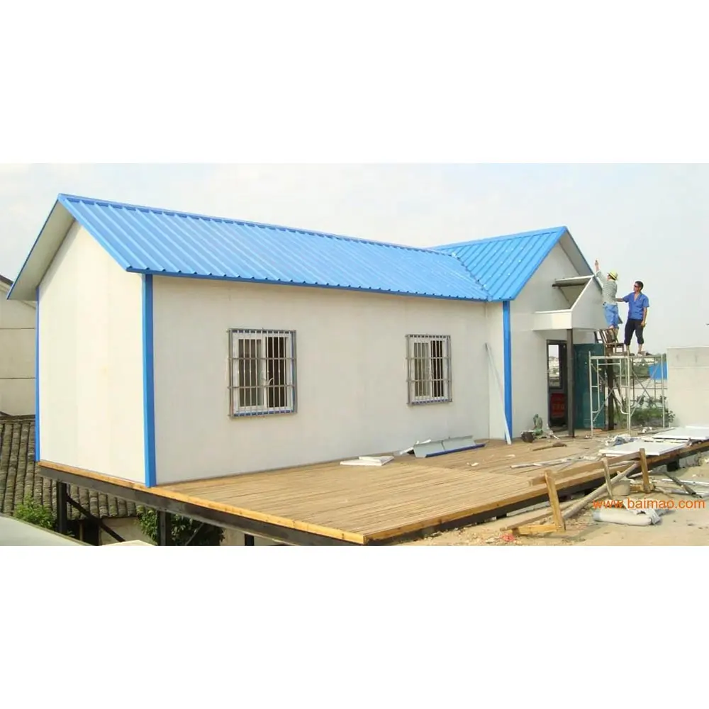 Low cost prefab home prefabricated T house made in China