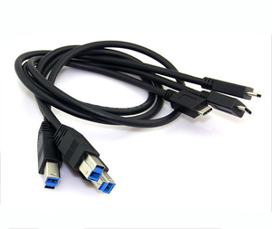 USB 3.1 Type-C (USB-C) ถึง Micro USB3.0 B สายเคเบิลตัวผู้1ม. พร้อมแจ็กเก็ต PVC และการป้องกันแบบถักเปียสำหรับ hdd/ssd สำหรับกล้องคอมพิวเตอร์ - Product Image 4