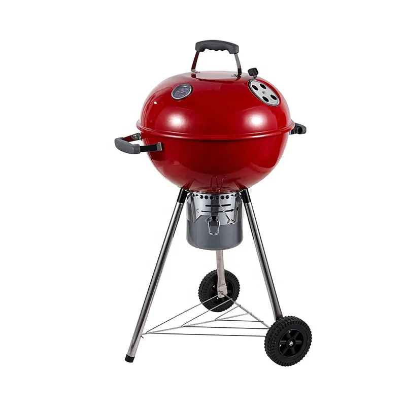 Bouilloire de style de luxe de 18 ''Barbecue d'extérieur avec bol de feu émaillé de couleur Bouilloire multicolore BBQ au charbon de bois de 18 pouces