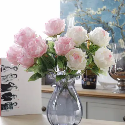 Suteyi WU ZERO — Rose décorative, fausse plante, pour une décoration de mariage, pour la maison, de haute qualité, vente en gros