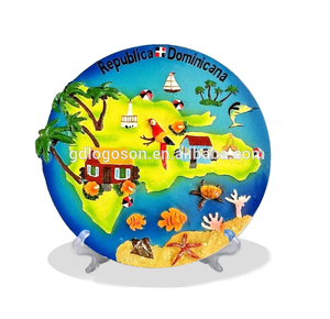 Caribbean Đảo Nam Châm Tùy Chỉnh Dominica Punta Cana Thằn Lằn Cao Su Keychain Lưu Niệm Tấm Dominica Quà Lưu Niệm - Product Image 5