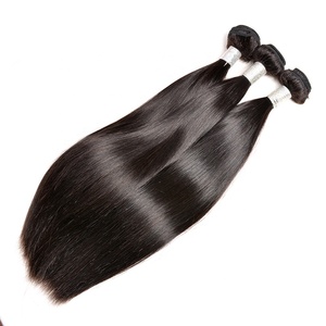 Wholesale Natural Black Color Human Hair Extension Straight Hair <strong>Bundles</strong> ,Original Brazilian Straight Hair - Product Image 2