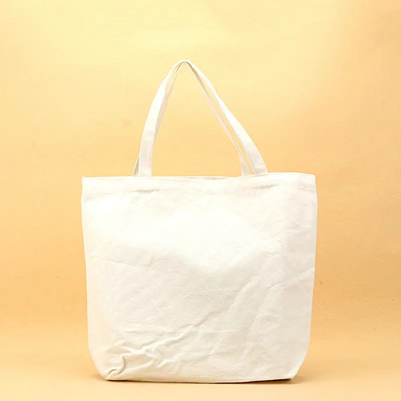 blank or custom printed hemp canvas duffle tote bag of big size