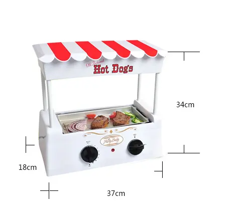 Kaliteli sosis kavurma/otomatik sosisli sandviç makinesi/ticari sosis kavurma makinesi Hot Dog kızartma makinesi