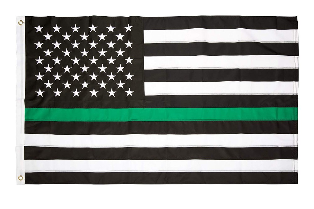 thin green line flag