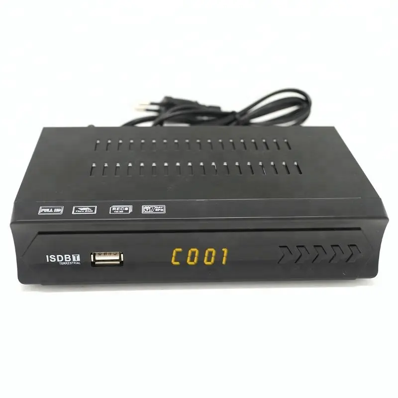 Convertidor de tv digital Usb, sintonizador de Tv ISDB-T, DVB-T, DVB-T2, 1080 P