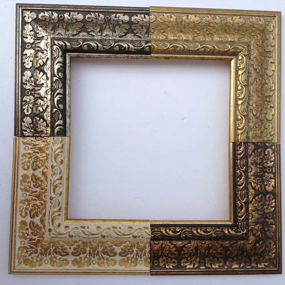 J08509 series Modern Ornate Antique Plastic Moulding Oil Painting Wall Frame